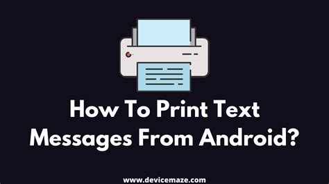 How Can You Print Text Messages: An Examination of the Evolutionary Techniques