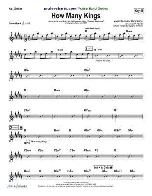 how many kings sheet music Can we explore the musical elements that make How Many Kings stand out in the classical repertoire?