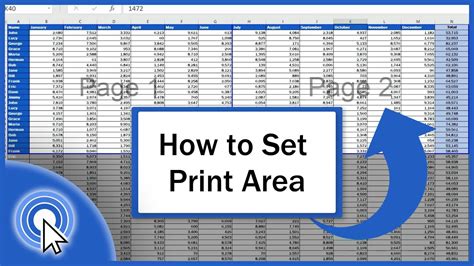 how to show print area in excel and why is it important for efficient data management?